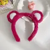 Faixa de Cabelo de Pelúcia Fofa para Lavar o Rosto para Mulheres 2025 Nova Faixa Especial para Máscara Facial Prendedor de Cabelo para Maquiagem Faixa de Cabelo