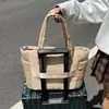 Nova Bolsa Tote Simples para o Dia a Dia, Bolsa de Mão Feminina com Grande Capacidade e Múltiplos Compartimentos para Viagem, Bolsa Tote de Ombro Macia e Portátil