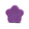 Caixa de limpeza de pincéis de maquiagem de silicone Starfish Mickey Almofada de limpeza de silicone Ferramentas de maquiagem de beleza Esponja de limpeza a seco Esfregão de silicone