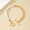 Sentido del Diseño Nicho Moda Simple Commuter Pulsera de Perlas para Mujer Estilo Japonés y Coreano Ins Elegante Moderna Pulsera de Amor Joyería