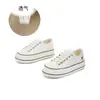 Zapatos blancos para mujer con plantillas de piel de cerdo de hierba Ula, nuevo modelo de otoño 2026, zapatillas casuales de suela gruesa para aumentar la altura, zapatos de vestir sencillos, zapatillas deportivas para mujer