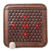 Cojín Eléctrico para Asiento de Silla Ejecutiva con Luz de Fotón y Onda de Calor, con Turmalina, Piedra Maifan, Piedra Bian, Piedra Medicinal y Ágata