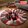 Amazon temu nueva alfombra redonda de decoración para festival de Navidad más vendida alfombrilla de suelo resistente a la suciedad para dormitorio sala de estar