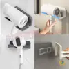 Soporte para Secadora de Cabello Baño Sin Taladro Soporte para Secadora de Cabello Multifuncional Estante para Secadora de Cabello Montado en la Pared