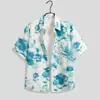 2026 Novo Estilo Hong Kong Retrô Camisa Floral de Manga Curta para Homens e Mulheres, Estilo Solto e Preguiçoso, Camisa Casual Fashion de Rua Tailandesa