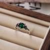 Anillo de circonita con diseño de diablo de Imp para mujer, estilo retro, industrial, resistente, versátil, de alta gama, dulce y moderno, anillo abierto para dedo.