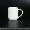 Caneca de Cerâmica Branca Caneca de Cerâmica para Impressão de Logotipo Texto Publicidade Caneca de Cerâmica Caneca de Presente Letras Caneca de Água Caneca de Café