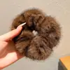 Goma de pelo satinada estilo coreano para mujer, nuevo modelo 2026 con sensación de alta gama, coleta elástica estilo perezoso, accesorio para el cabello de alta elasticidad