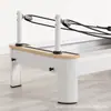 Cama Plegable de Pilates para el Core, Cama Blanca de Aleación de Aluminio, Equipo Deportivo de Fitness para Estudio de Yoga Comercial para Uso en Casa