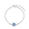 Pulsera de Mano de Moissanita Versátil de Moda Doce Piedras de Nacimiento Nuevo Estilo Transfronterizo Mayorista Transfronterizo Pulsera para Mujer de Plata de Ley S925