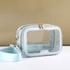 Bolsa Feminina Bolsa Feminina 2025 Nova Bolsa Transparente Transversal Moda Bolsa de Maquiagem Bolsa de Ombro Transversal Feminina Bolsas