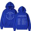 Sudadera con capucha gráfica de la banda coreana Ateez World Tour 2025 para hombre y mujer Ha