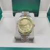 Reloj de Pulsera de Acero Oyster Log para Hombre Reloj de Cuarzo con Manecillas Correa de Acero Sólido Log Verde Reloj con Calendario