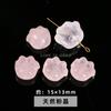 Jingdian Jewelry Coleção de Acessórios de Garra de Gato de Ágata e Obsidiana de Cristal Natural Acessórios de Escultura de Joias DIY Atacado