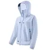 Ropa de Protección Solar para Mujer 2026 Verano Nuevo Modelo Anti-UV UPF50+ Fresca Seda de Hielo Ala Ancha Holgada Chaqueta de Protección Solar
