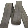 Bainha Grossa com Costura em Linha com Tiras de Nylon na Jaqueta Bainha Elástica Dobrada de 2cm Punhos Elásticos Canelados Bainha Elástica Horizontal