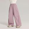 Calça Infantil Pudding Haru 2025 Outono e Inverno para Meninas Casual de Veludo Calça Paraquedista Quente e Confortável Calça para Bebê Menina