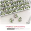 Decorações K9 Premium para Nail Art com Strass, Branco Transparente Fino em Formato de Ovo de Pombo, Luxo Leve, Sem Base, Acessórios de Bola de Strass para Nail Art, Produto Acabado