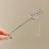 Pasador de Borlas Estilo Chino para Peinados Recogidos, Versátil Pasador de Madera de Nicho, Accesorio para el Cabello, Nuevo Pasador Antiguo Estilo Chino, Al por Mayor