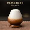 Estilo japonês forno mudando onda chá matcha quatro peças ferramenta de pedido de chá de cerâmica tigela de matcha acessórios de chá