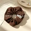 Gomas para el pelo de color sólido retro estilo francés, Scrunchies grandes estilo coreano, Gomas para el pelo de alta elasticidad, Suministro al por mayor, Ventas directas del fabricante