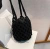 Bolso de Mano Nuevo de Verano para Playa con Bolsillo Interior Bolso de Hombro de Malla Calada Algodón Crochet Bolsa de Red de Pesca