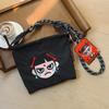 Nuevo Hi Nazha Bordado de Punto de Aguja de Alta Calidad Bolsa con Cremallera Impermeable Moda Versátil Bolso Bandolera Bolso de Hombro para Viajeros