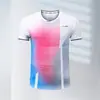 Nueva Ropa de Bádminton de Manga Corta para Hombres y Mujeres, de Secado Rápido, Transpirable, Ropa de Tenis de Competición para Niños, Ropa Deportiva para Entrenamiento, Compra en Grupo 3162