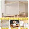 Mosquitero para dormitorio estudiantil todo incluido Nanjiren, adecuado para literas altas y bajas, para camas individuales de estudiantes de secundaria