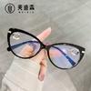 Gafas Jamie 5100 de Comercio Exterior Transfronterizo Ojo de Gato con Montura para Graduación Tr90 Metal Strass Gafas Anti Luz Azul