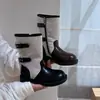 Botas para Niñas 2026 Nuevas Otoño Botas Largas Botas Altas Hasta la Rodilla para Niños Botas de Cuero de Caña Alta Doc Martens para Niñas Niños Grandes Elegantes