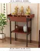 Mesa de Oferendas Doméstica, Altar Budista, Nicho Budista, Mesa de Oferendas do Deus da Riqueza, Armário Budista, Armário de Pé em Madeira Maciça, Mesa de Oferendas ao Buda, Prateleira para Porta-Incensos, Simples e Moderno