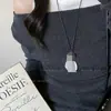 Popular Collar Largo Irregular con Colgante Nuevo 2025 para Mujer, Cadena de Clavícula Única y Elegante, Accesorio de Cadena para Suéter