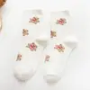 Meias fofas de algodão japonês com urso, boca de bolha, para meninas doces, outono e inverno, novas, atacado
