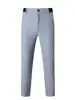 Atacado Transfronteiriço Verão Finos Calças Masculinas Tendência Seda Gelada Caimento Casual Calças Longas Masculinas Slim Cropped Calças Sociais