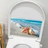 Fun-M540 Creativo Playa Costera Estrella de Mar y Caracola Baño Inodoro Pegatinas de Embellecimiento Exportación al por Mayor