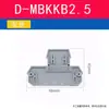 Bloque de terminales de riel del Reino Unido Placa de tope Placa divisoria Placa de barrera Placa de sellado Accesorios UKK3 UK1.5/3-25N