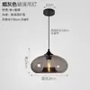 Lámpara colgante creativa minimalista moderna de bola de cristal de colores para pasillo, lámpara colgante pequeña de una sola cabeza nórdica para dormitorio, comedor, mesa, barra