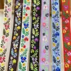 Fita Bordada Jacquard Flor de 2cm Acessórios de Cabelo Adorno de Cabeça Acessórios para Roupas de Performance Cinto para Embalagem de Caixa de Presente