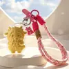 Llavero, Colgante para Teléfono, Colgante para Bolso, Regalo de Oro para Eventos Corporativos "Oveja Próspera" de Oro Puro 999