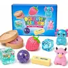 Diseño Innovador Transfronterizo Set de 8 Piezas Caja Squishy Set de 8 Piezas de Cajas de Juguete Suaves, Lindas y Misteriosas