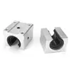 Caja Abierta Estándar Rodamiento Lineal Guía de Varilla Lisa Deslizador SBR 12 16 20 25 30 35 40UU