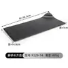Plato Rectangular de Melamina Estilo Japonés Imitación Porcelana Plato Negro para Sushi Vajilla para Hot Pot Plato para Parrilla de Barbacoa Uso Comercial