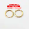 Pendientes de acero de titanio acero inoxidable vacío hebilla de oreja de oro de 18K pendientes de clip para oreja redondos triangulares cuadrados material de pendientes accesorios DIY