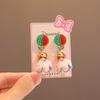 Pinzas para Orejas de Niña Estilo Nuevo Brillantes Lindos Dibujos Animados Perforación de Oreja Pendientes de Princesa Pendientes Personalizados Pendientes para Niña Accesorios