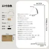 Luz de Media Luna Transfronteriza de 24 pulgadas para Tatuajes, Uñas, Extensiones de Pestañas y Uso en Salones de Belleza, Luz de Relleno LED en Forma de Arco U para Ojos, de Pie
