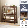 Estantería con Ruedas y Espacios Ultraestrechos, Estantería para Grietas Extremadamente Estrechas, Librería Móvil de Madera Maciza para Escritorio con Múltiples Niveles