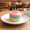Decoração de Bolo de Aniversário Coroa Pequena de Liga de Diamante Infantil Transfronteiriça Mini Flor Boneca Acessórios Roupa de Passarela para Menina