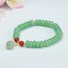 Pulsera de Jade con Cuentas de Ábaco y Colgante de Calabaza, Estilo Palacio, Venta al por Mayor de Fábrica S3042705