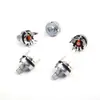 Potenciómetro de pie curvo RV17 con interruptor B10K longitud de mango 15 mm diámetro exterior 17 MM5 pies control de velocidad de ajuste volumen amplificador